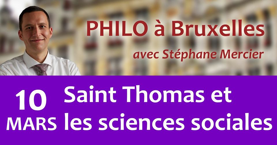 Saint Thomas et les sciences sociales - Stéphane Mercier