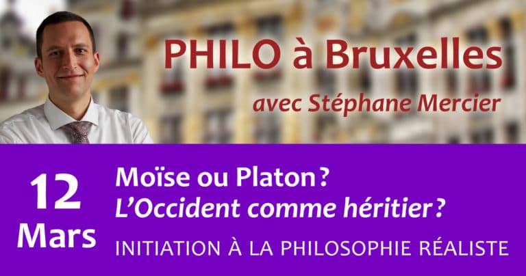 Moïse ou Platon ? L’Occident comme héritier - Stéphane Mercier