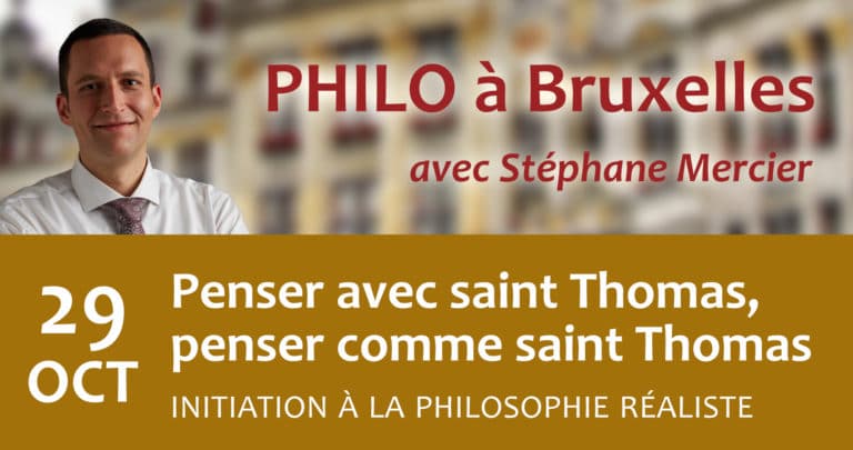 Penser avec saint Thomas, penser comme saint Thomas - Stéphane Mercier