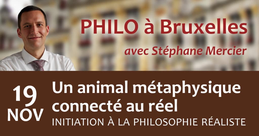 Un animal métaphysique connecté au réel L’exploration intelligente du monde, avec Aristote et saint Thomas pour guides, passe par le bon usage de quelques concepts-clés de la métaphysique et de la philosophie de la nature. L’être et l’essence, la matière et la forme, la causalité : autant de notions qui donnent à notre connaissance de la nature un fondement solide pour que nous ne fassions pas l’erreur d’édifier notre savoir sur le sable d’une philosophie déconnectée du réel tel qu’il est - Stéphane Mercier