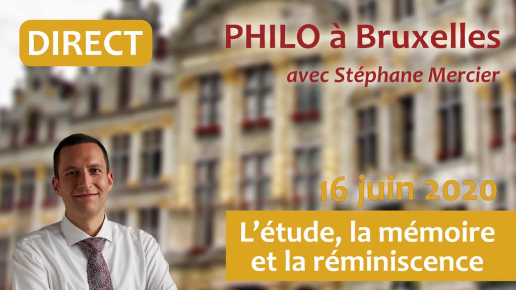L’étude, la mémoire et la réminiscence - Stéphane Mercier