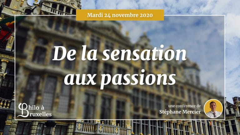 De la sensation aux passions