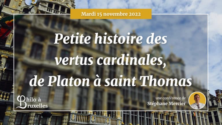 Image conférence : Petite histoire des vertus cardinales - Stéphane Mercier
