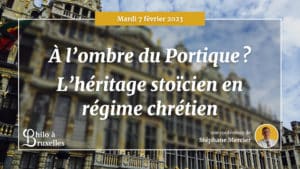 Image conférence : L’héritage stoïcien en régime chrétien - Stéphane Mercier